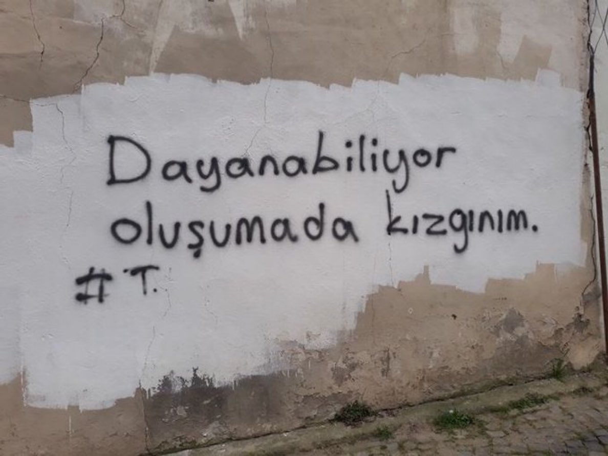“Dayanabiliyor oluşuma da kızgınım.”