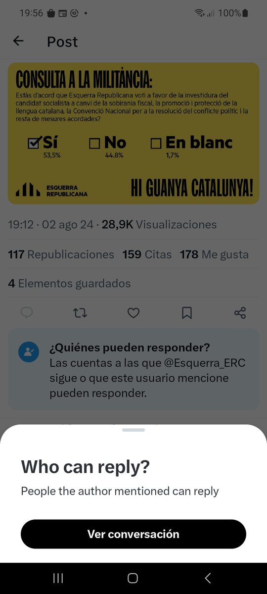 f_villaubi's tweet photo. Visca @Esquerra_ERC no us interessen les opinions i bloqueu les respostes. Democràcia?
Aneu a pastar fang https://t.co/MlTjfVOLSq