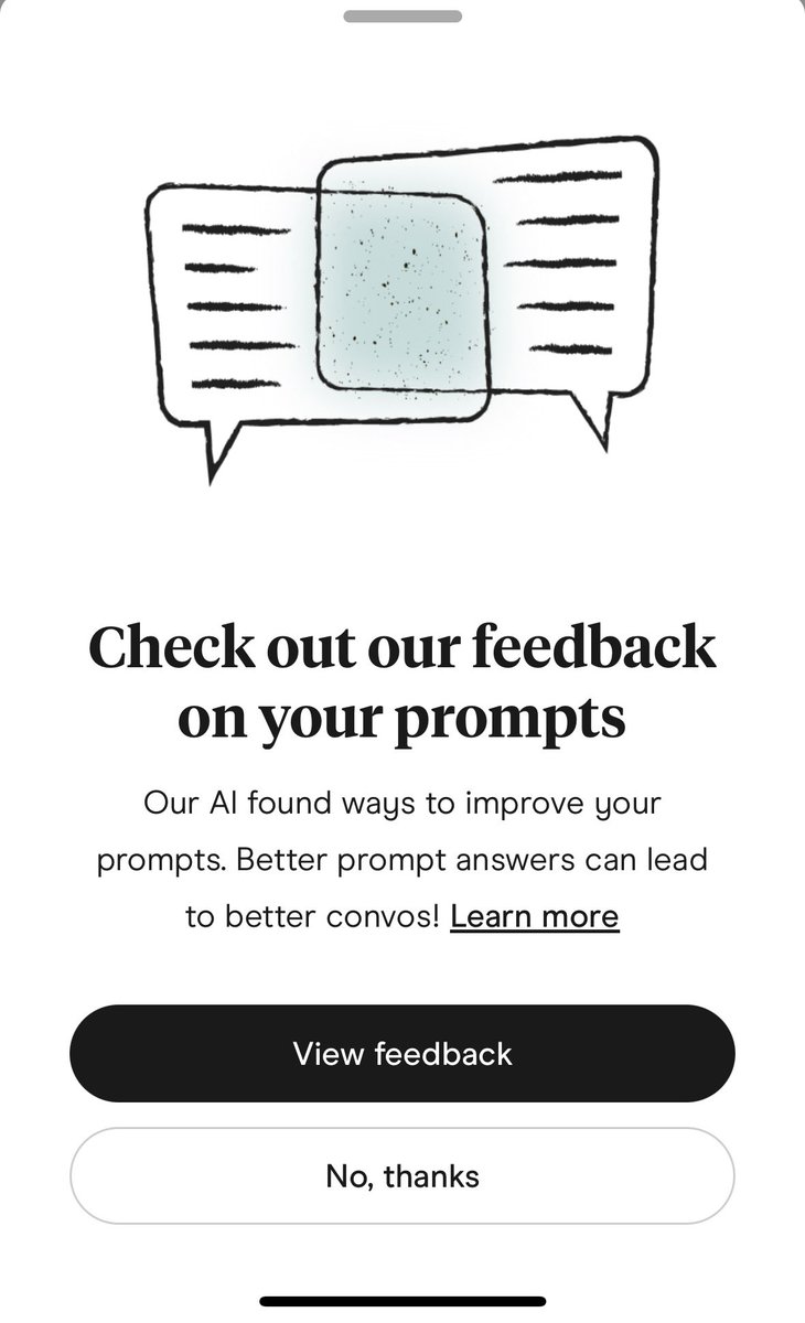 KotlinChad's tweet image. New Hinge feature dropped