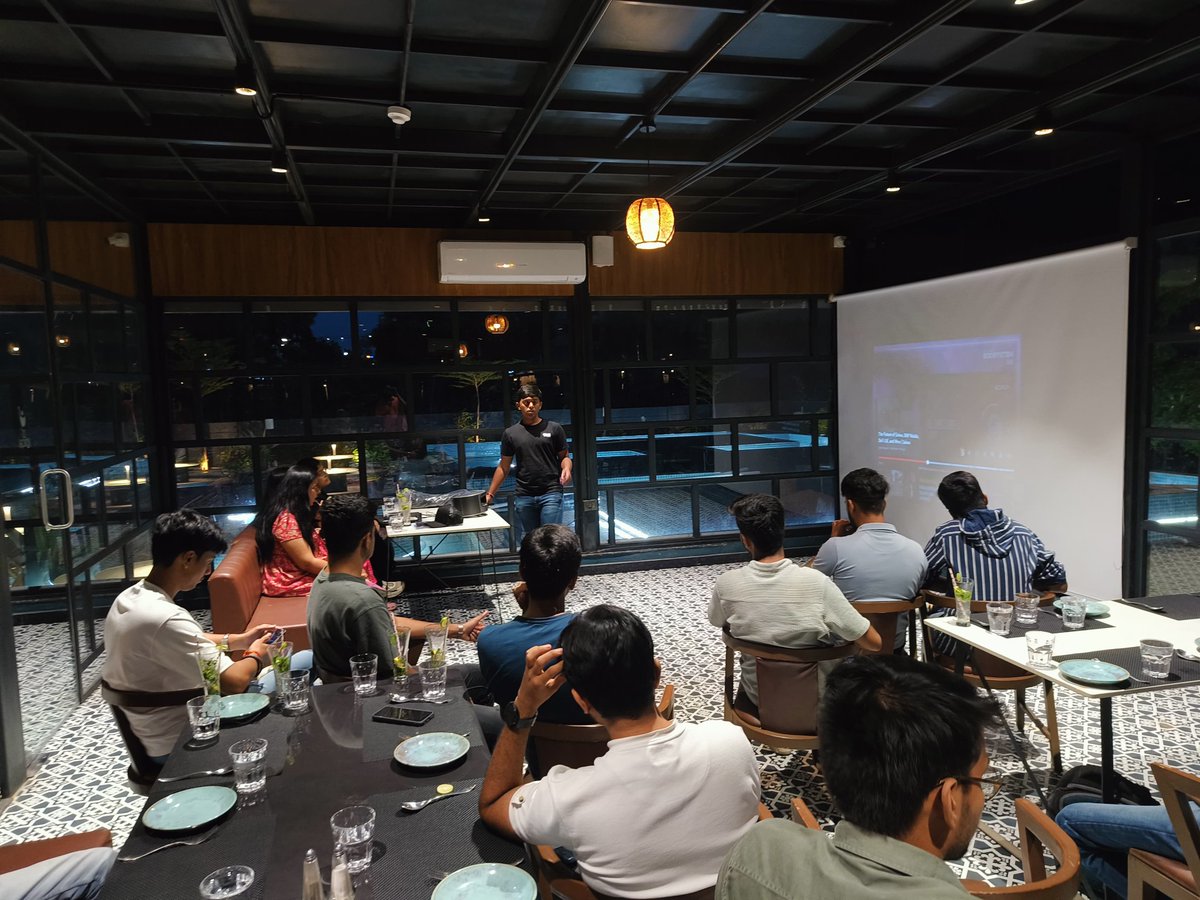 AbhayPatel1552's tweet photo. Another inspiring Solana Ecosystem Call Gandhinagar in the books, with @darshann_tech at the helm!🚀

Energized by the latest developments and the passion of our community.✨ Exciting times ahead for the Solana ecosystem.

@superteam getting together in real life on @getriver_io https://t.co/WQxmpA5tro