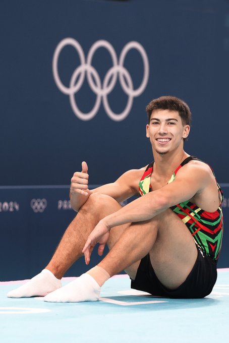 CabineSport's tweet photo. HISTÓRICO: Gabriel Albuquerque, de 18 anos, alcançou o quinto lugar na final nos trampolins, melhor resultado de sempre de Portugal.

Fantástico! 🇵🇹👏

#Paris2024 #JogosOlímpicos https://t.co/sgzGeX191k