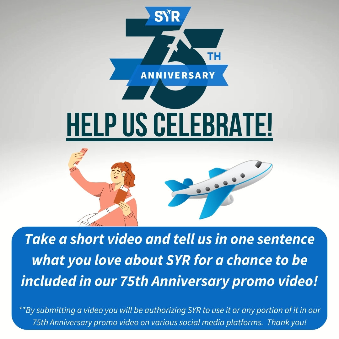 Syracuse Airport tweet media