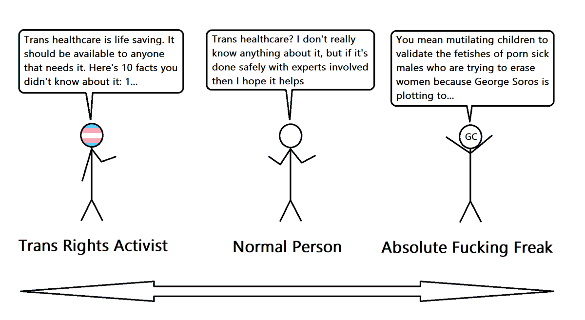Where are you on the scale of opinions about trans healthcare?!
