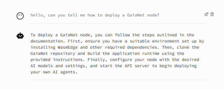 nodefog's tweet photo. #GaiaNet Testing Testing ๐ง
Why not try your own? ๐ค
๐ฅณโฌ๏ธโฌ๏ธโฌ๏ธ๐ฅณ
Nodefog TG Bot: https://t.co/Ba8UoWCnaa
Tutorial: https://t.co/6wrCxtGiIt
#Web3 #GaiaNet #AI #DePIN #ETH #oneclicknode #nodefog #onestepnode https://t.co/5E6CkR7KA9
