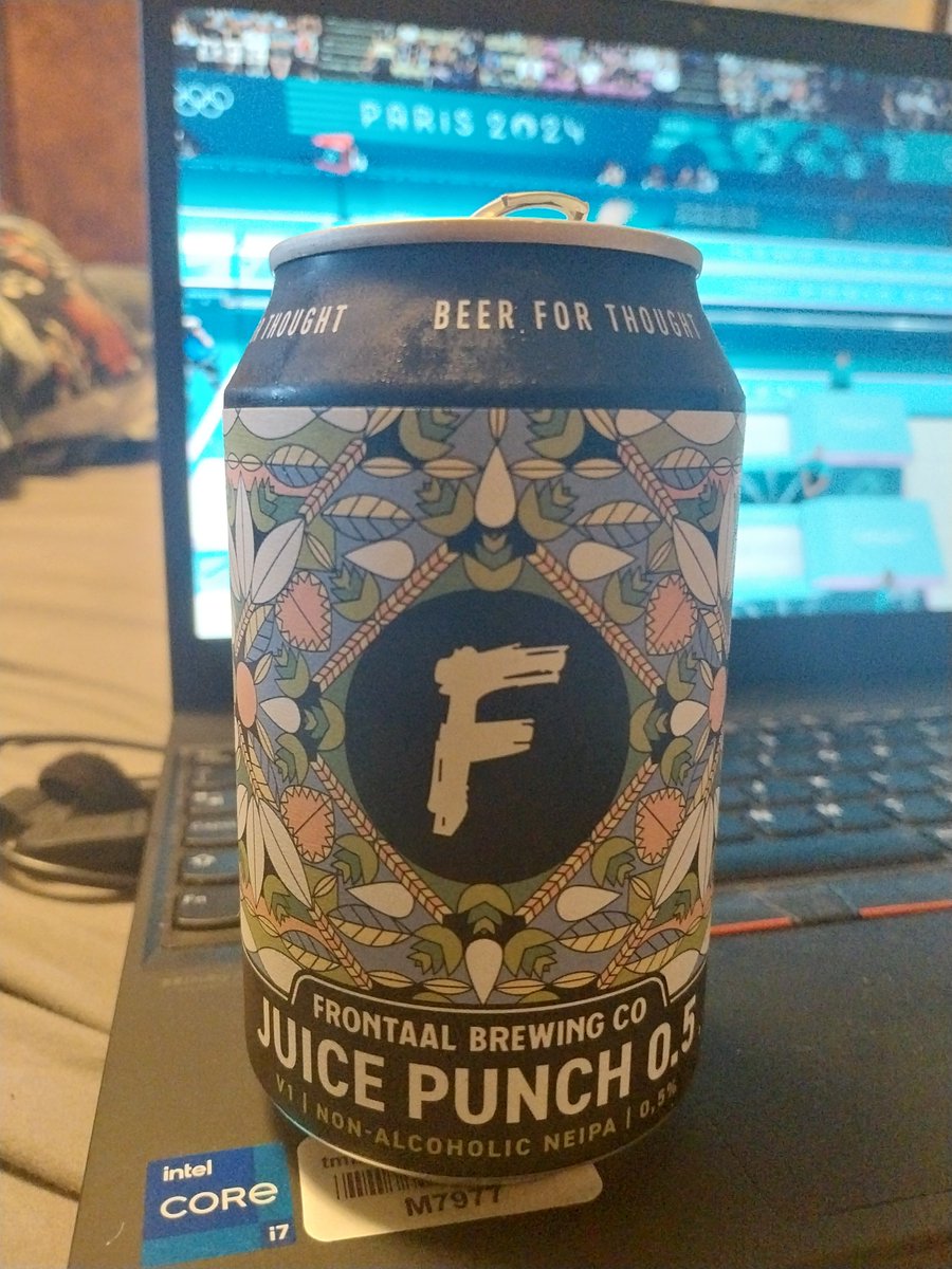 samuelebolton's tweet photo. Another of my #beersthatwilltastegreatinthesummer. Saved from the @afbeerclub. Lovely. Piney and juicey at the same. @FrontaalBier Juice Punch #Afbeer. Great #beerlabel too. #NAbeer #Alcoholfree #nonalcoholic #zeroalcohol #alcoholfreebeer #beerart https://t.co/rlkbCNjPam