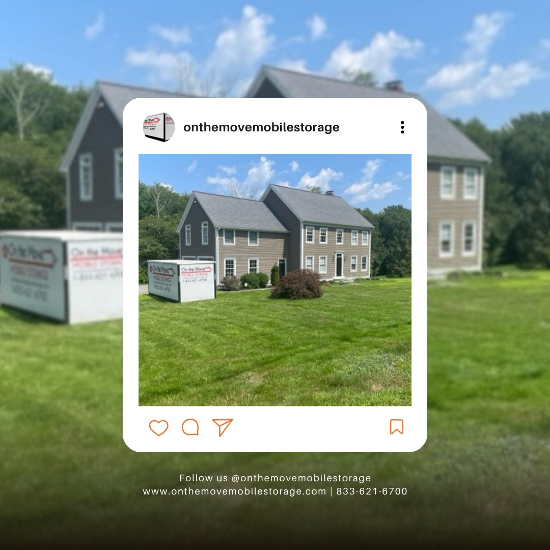 On The Move Mobile Storage in action! 🚛 Just completed a seamless delivery from Attleboro, MA to Sutton, MA. Trust us for all your storage and moving needs. We make your move hassle-free! #OnTheMove #AttleboroMA #SuttonMA #MovingSolutions