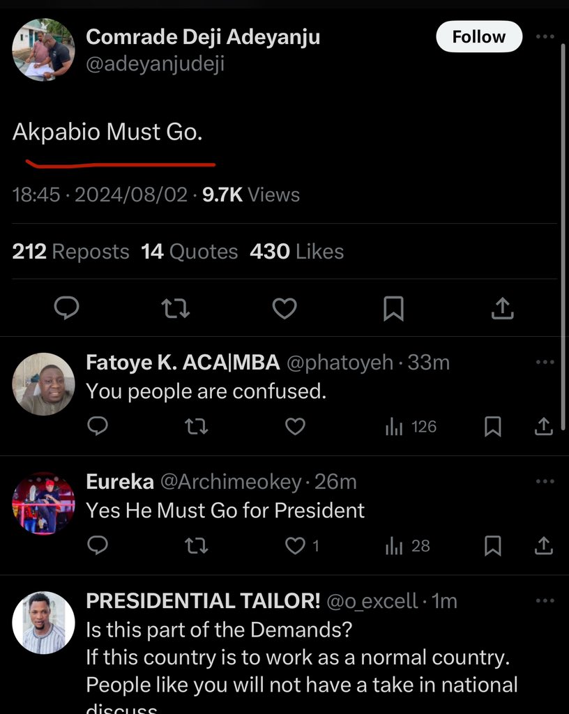 dipoaina1's tweet image. Those of you pushing for Senator Akpabio resignation as the senate President because he’s from the South South Niger delta region are jokers.

Akpabio is going nowhere!

#IstandwithAkpabio ✊🏽
