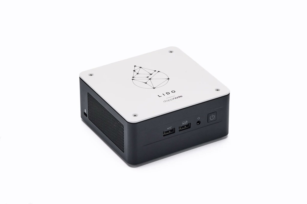 LidoFinance's tweet photo. Introducing: Dappnode Home x Lido💧

A limited edition, plug n' play solution for you to enter the world of Ethereum validation.

🛒: https://t.co/nyoYmm7qSO