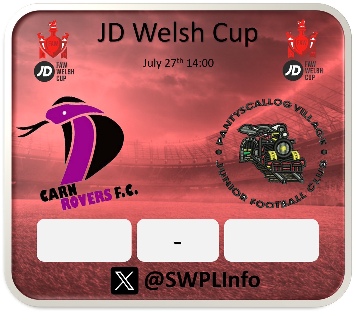 Newly promoted side <a href="/pantVJFC/">Pant VJFC</a> travel to Bridgend to face <a href="/CarnRovers_FC/">Carn Rovers FC</a>