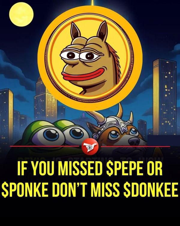 <a href="/blknoiz06/">Ansem</a> Yeah man.... can you check donkee/sol....
Its more bullish 

$DONKEE is more than a memecoin; it's a movement! 🚀🐴 Don't miss out! #memecoin #Solana $BONK $WOLF #Crypto #DeFi #Altcoins #DONKEE #JeetsGetRekt

👉 <a href="/OnlyDonkeeOnSol/">Donkee</a>
t.me/onlydonkeeonsol
