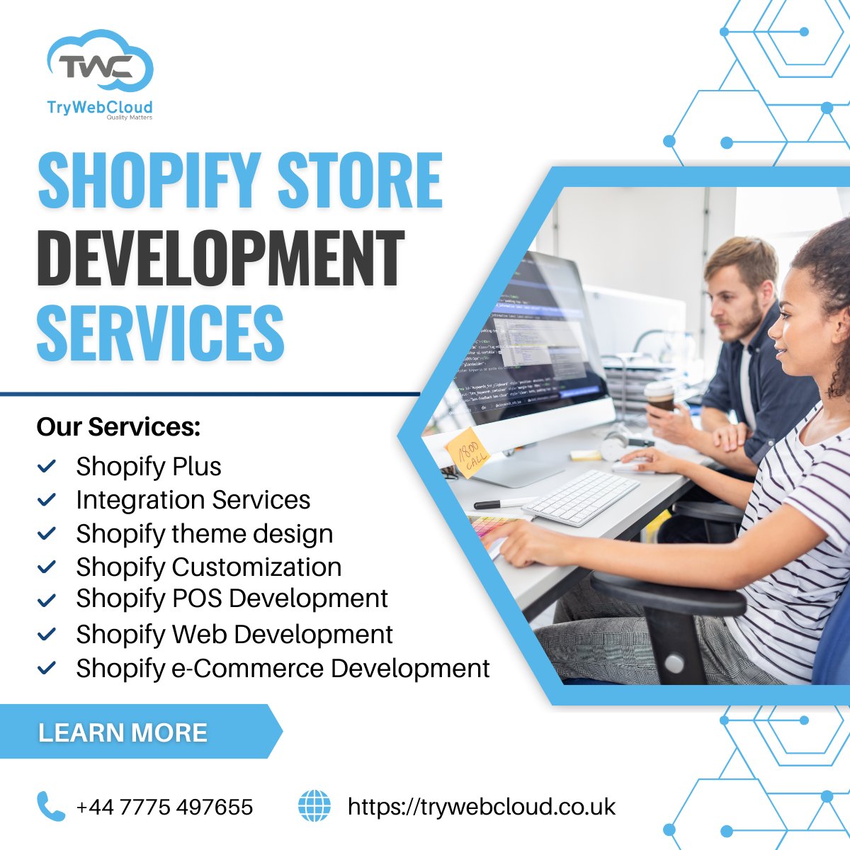 Elevate your #business with our expert #Shopify #store development! 🚀 Transform your vision into a high-converting, custom-#designed, and intuitive online store. 💰 Build a unique, brand-aligned platform that keeps #customers coming back. 🛒 #ShopifyDevelopment #EcommerceSuccess