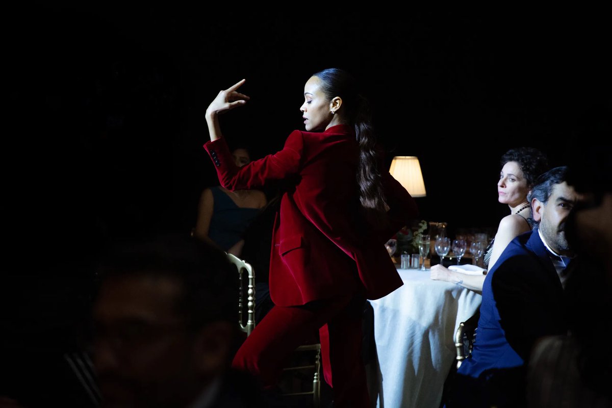 wasileke's tweet image. #NH24: Emilia Pérez is a triumph — intense, intelligent, emotional, and unique. It succeeds simultaneously as a grand musical, an intimate story about gender identity, and a social drama about Mexico. It’s destined to become a hit, and hopefully the Oscars will acknowledge it.