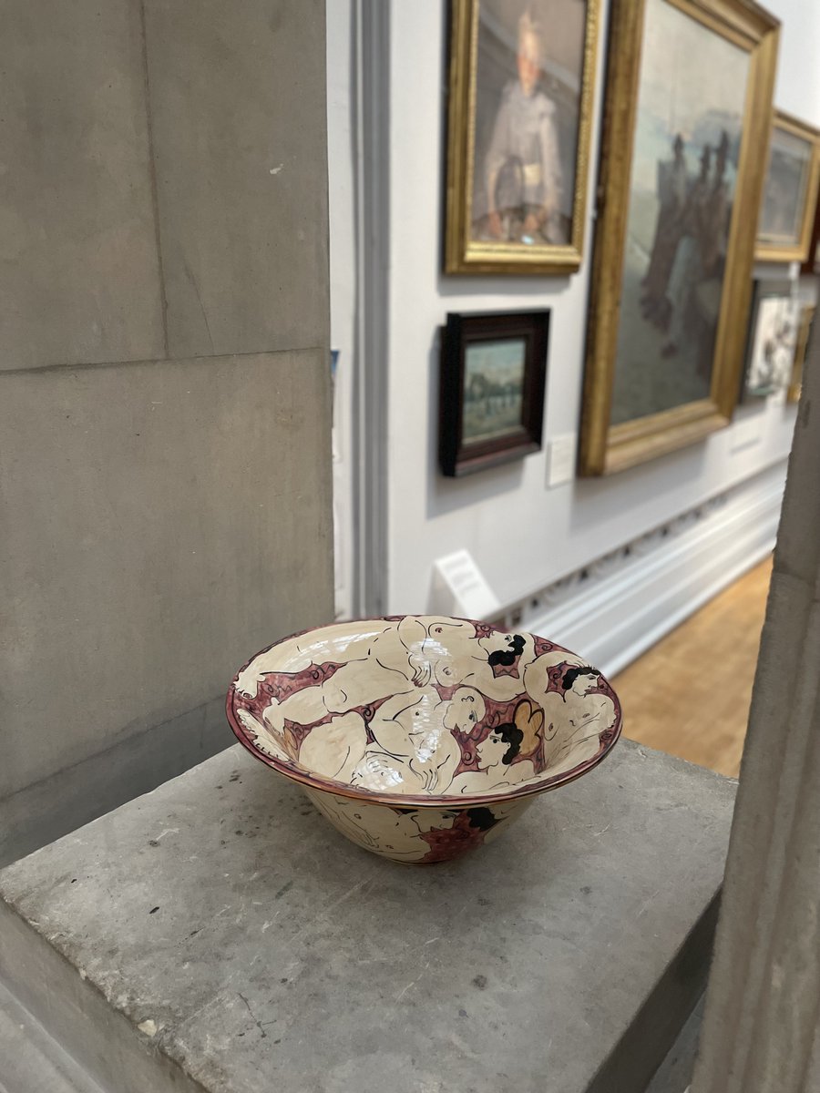 NottmCastle's tweet photo. Now installed in the Long Gallery, ‘Lovers’ was commissioned by the family, friends and colleagues of Neil Milner who worked as Trading Manager for Nottingham City Museums until his death in March 1993. https://t.co/pyefenXPY7