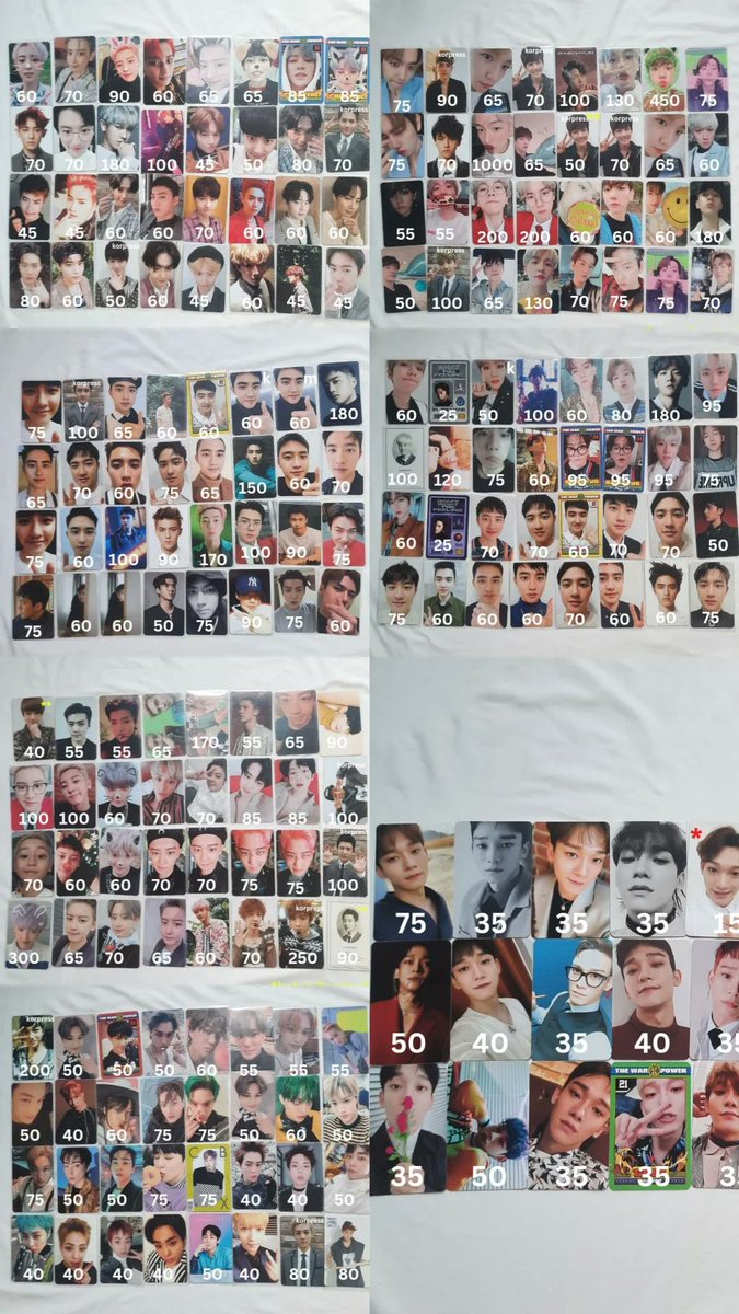 dyjadema's tweet photo. wts photocard + album only exo suho xiumin lay baekhyun chen chanyeol d.o. kyungsoo kai sehun. official semua kecuali cahol, mirror dan kipas (buatan fs atau freebies dari sellkor) INCLUDE ALL kecuali admin shopee (bisa shopvid)
no nego. cek trade dibawah yaaa
tags #pasarexo pc https://t.co/ED2OSUPaiD