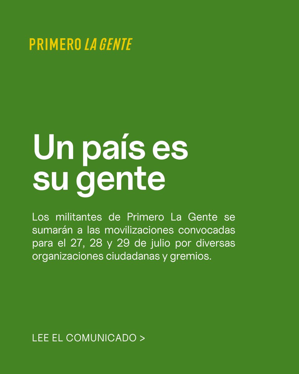Primero la gente | Lo Justo tweet media