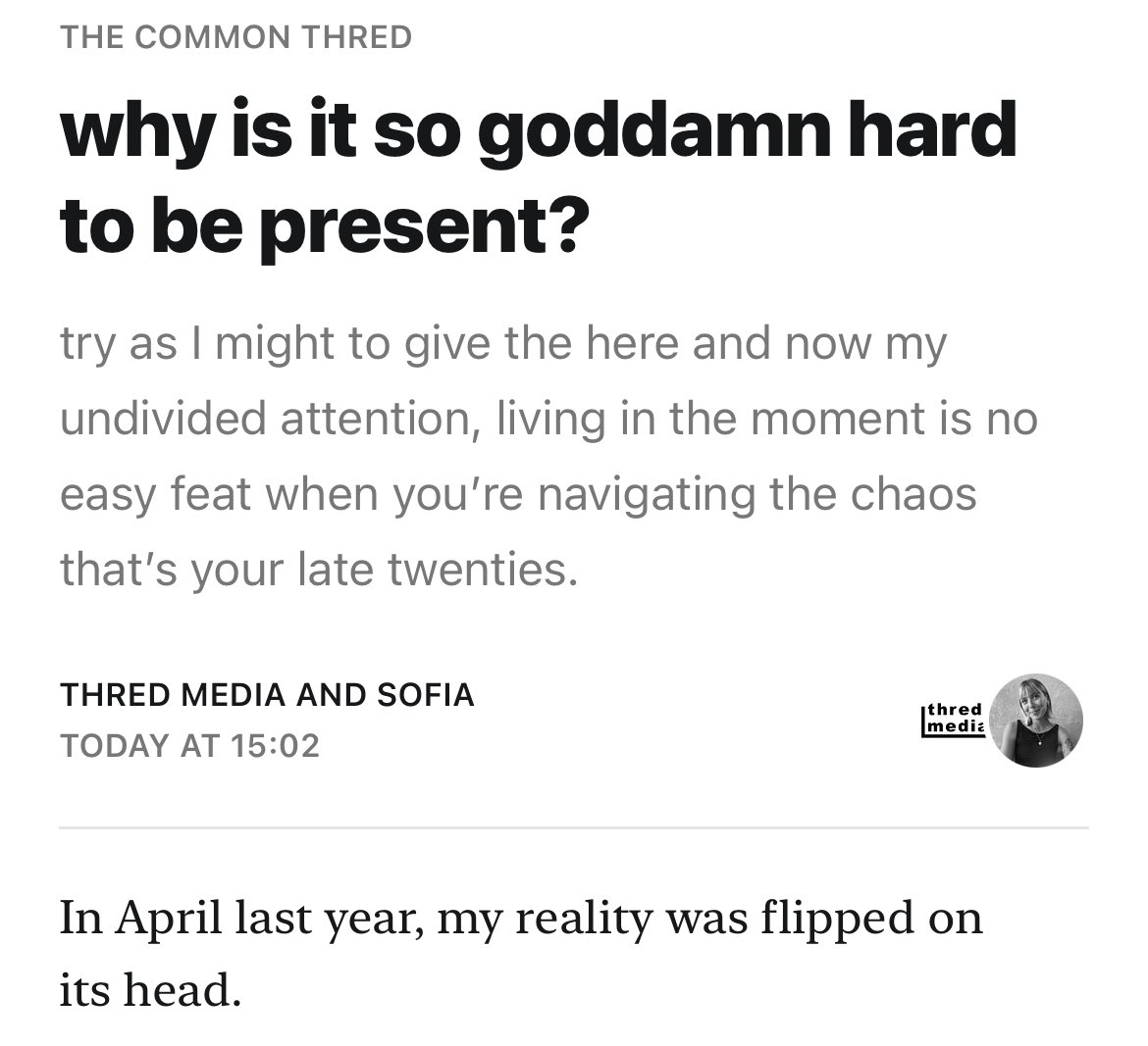 Recent musings ✍🏻 open.substack.com/pub/thecommont… #present #hereandnow #eckharttolle #powerofnow #twenties