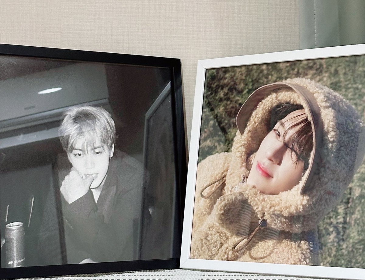 เอามาใส่กรอบแล้วสวยมาก ㅠㅠ 🐰🐶