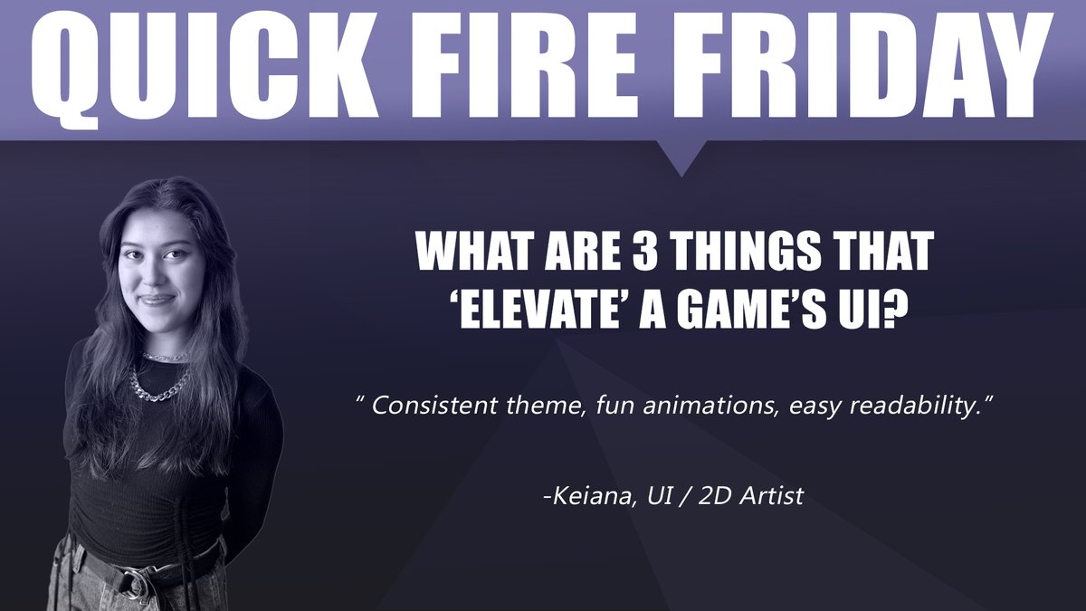 In this week's Quick Fire Friday, Kei gives some artistic advice about UI design! ✨

#indiedev #UI