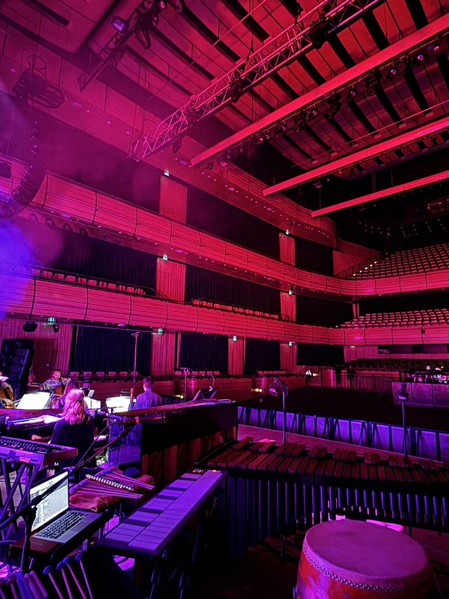 Hanpeel's tweet photo. Rehearsals are done!

We go live tonight at 11pm from @glasshouseicm on @BBCRadio3 with our first Night Tracks @bbcproms 💫

Featuring the stunning music of @haniaranimusic @RNSinfonia @frankiearcherm and Beibei Wang 

Hope you enjoy! https://t.co/WAgIoSs85w