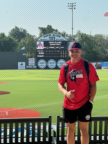 SHSwolfbaseball's tweet photo. 🚨GREYWOLF SPOTLIGHT🚨 Shout out to @DamianMontane10 for representing Shoemaker Greywolves as a part of Team Texas at the High Plains Shootout this summer👏🏼 way to make the Greywolves family proud Damian!🐺#highplainsshootout #greywolvesbaseball #shoefamily https://t.co/Nl8Mhba5tS