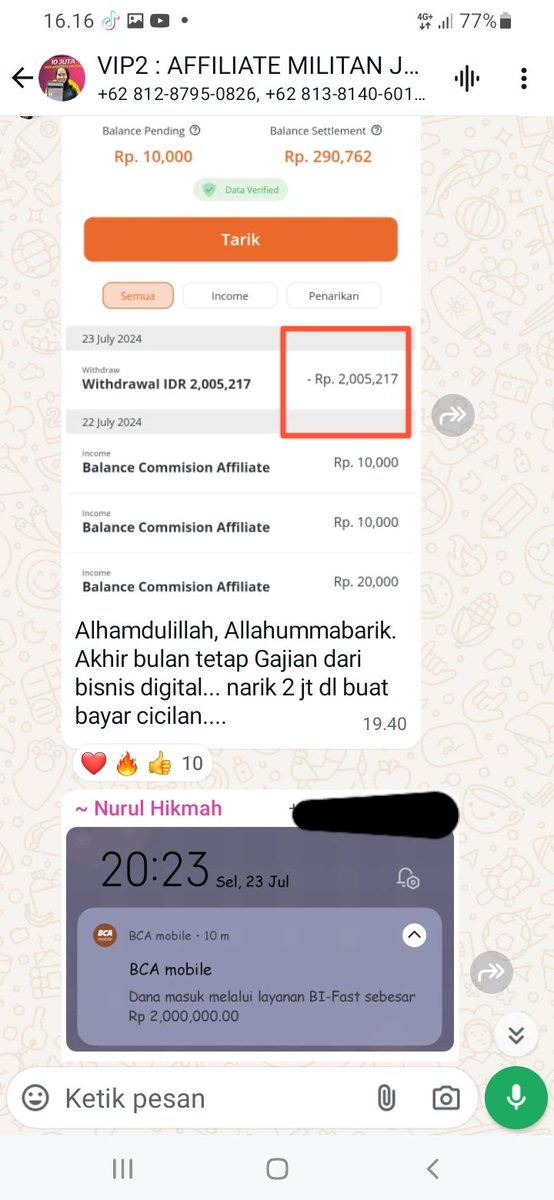 BembieTLB's tweet photo. Alhamdulilah sudah ada yg narik 2 juta buat bayar cicilan
Kalian mau tau ilmunya gak??
Kalo mau nanti aku spill ya
Cuma dari whatsapp
Bisa dapatin cuan ratusan sampai jutaan rupiah perhari
fypppppppppppppppppppppppppppppppppppppppppppppppp https://t.co/OvxzrPJaY0