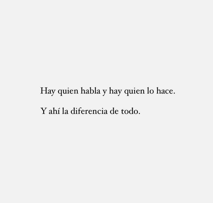 Decir o hacer