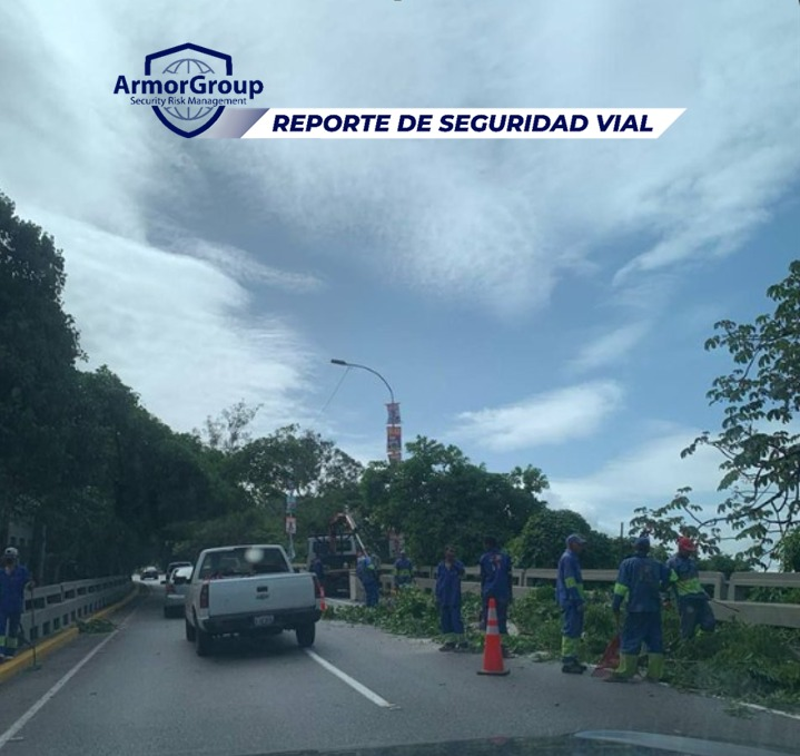 armorgroupven's tweet photo. ☑️ *AV. BOYACÁ (COTA MIL).*
_Caracas | 26Julio 2024 | 10:21 PM_
Trabajos de poda de árbol a la altura de La Castellana sentido Este, generan retraso. https://t.co/Tk4GBmoYLD