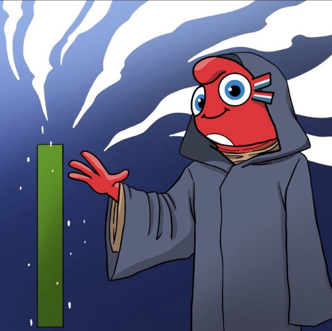 renzosalpha's tweet photo. I certainly have not faded #PHRYGES 

Mascot of the Olympics + A stacked team pushing. 

I told my community about it last night at 700k, it has since touched 3.4M 

Sitting at 1.8M rn I believe this mf goes way higher going into the Olympics.

Stay on the sidelines or in the game your Choice 🫵
