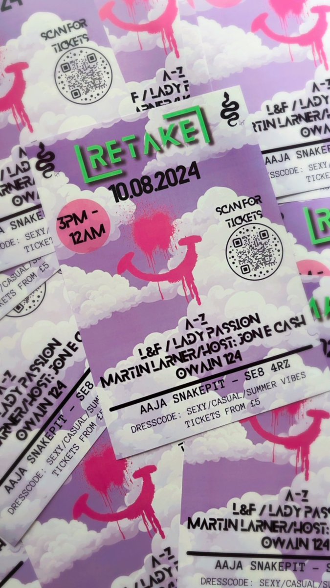 K_BOO_'s tweet image. 🤑 Payday… 🎫🎫🎫
Saturday 10th August in South  London… ☺️🌀 Day party vibes 🥳

ra.co/events/1936842