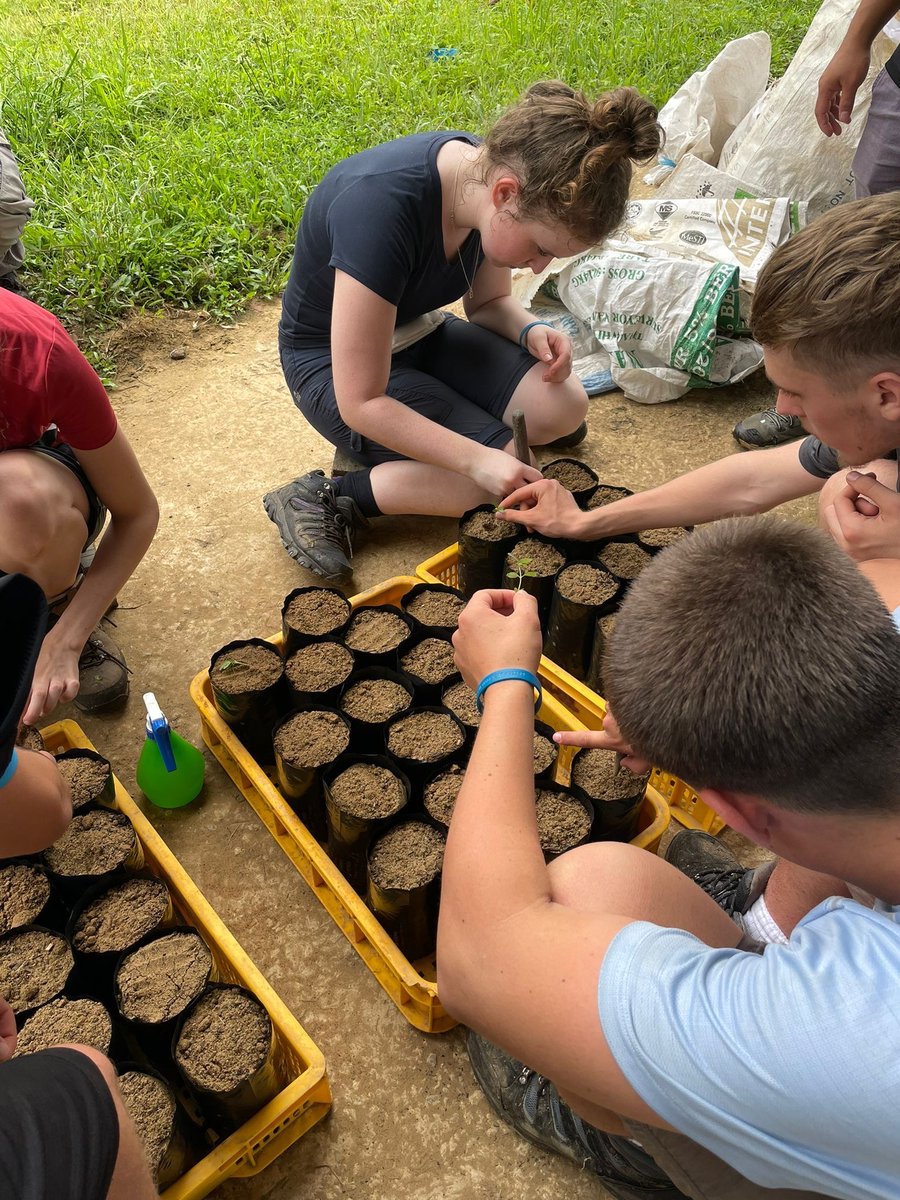 Dancing with the locals and planting #Borneo
