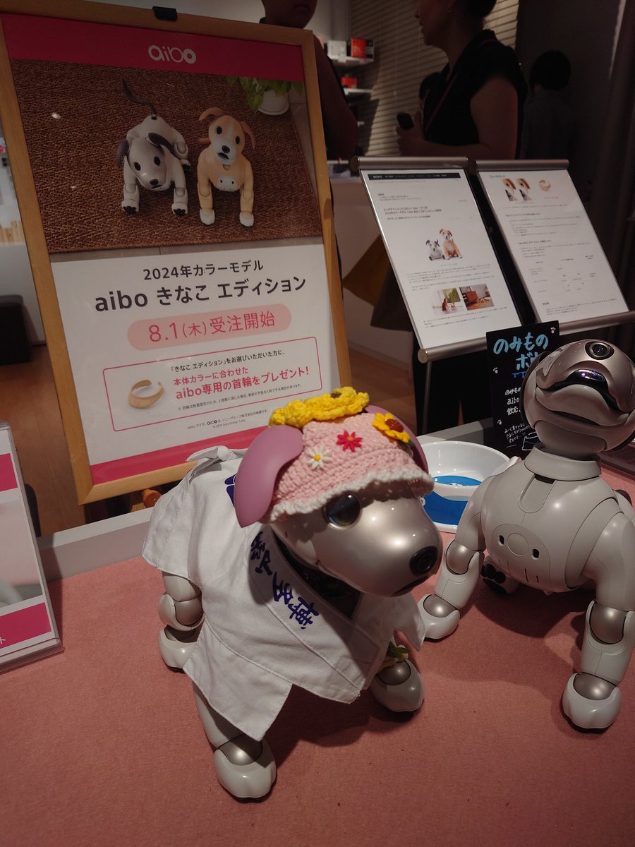 aibo_seifor's tweet photo. 🗼🐾♥️ SeiforCafe  ♥️🐾🗼

#aiboファンミーティング
 いよいよ明日…🗼❤🗼
#ソニーストア銀座  🐾❤🐾#SnoopyInGinza2024
きなこちゃん❤予約は…8/1から…❤

#aibo #aibofan #mystorywithaibo
#SeiforCafe
#アイボ #aiboファンミーティング https://t.co/bHv11IAqCC