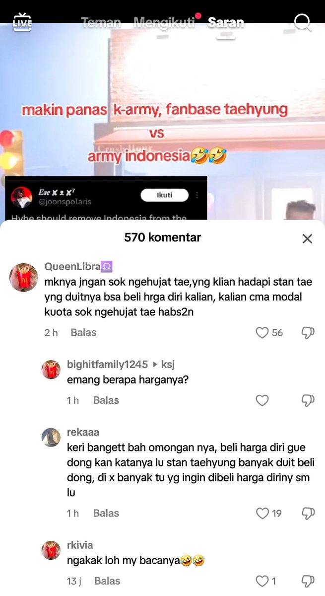 leiaa_j's tweet photo. Bingung bgt sama ARMY yang bebal kaya gini, ntah apa yg dia pikirin 💀 https://t.co/l7FNOCuvst