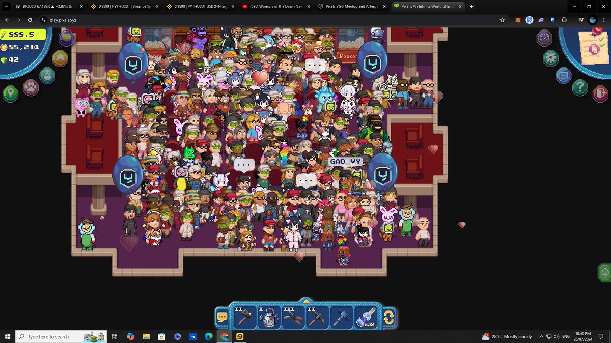 Mobian99's tweet photo. #YGGxPixels #YGGGAPS6 @YieldGuild @pixels_online https://t.co/P36YXjD19D