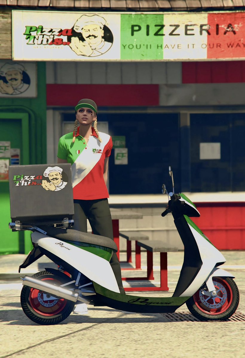 azuazu1202luna's tweet image. A pizza you can't refuse 😋 Pizza This...🍕

#GTAOnline #GTA5 #HappyFriday 
#SnapArtCrew #SantaMuerteGang
#VGPUnite #VirtualPhotography 
@RockstarGames