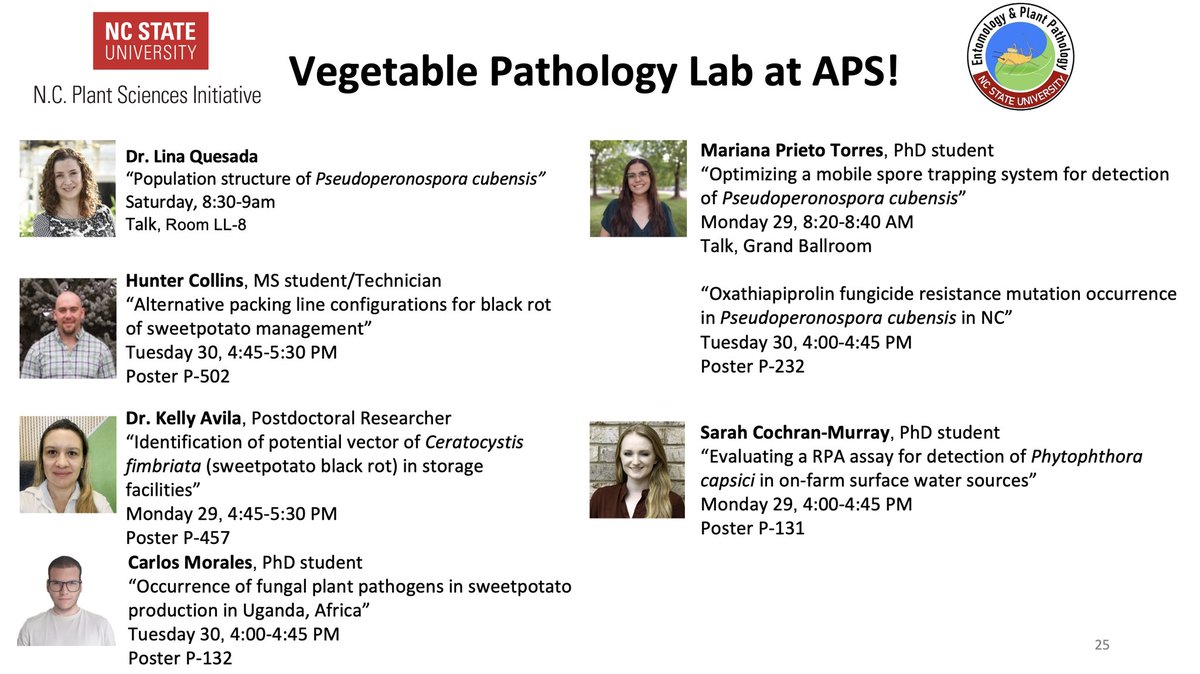 NC State Veggie Pathology (@quesadalabncsu) on Twitter photo Heading to #PlantHealth2024! Excited to see friends and colleagues and get updated on the latest and greatest in <a href="/plantdisease/">The American Phytopathological Society</a>. Stop to say hi to us! <a href="/NC_PSI/">N.C. Plant Sciences Initiative</a> <a href="/NCSU_DEPP/">NCSU Entomology & Plant Pathology</a> <a href="/HCollinsNCSU/">Hunter Collins</a> <a href="/KellyJAvilaM/">Kelly J. Avila</a> <a href="/MPrietoTorres/">Mariana Prieto Torres</a> <a href="/sarah_m_cochran/">Sarah Cochran-Murray</a> <a href="/Carlomatrax/">Carlos Morales</a> Heading to #PlantHealth2024! Excited to see friends and colleagues and get updated on the latest and greatest in <a href="/plantdisease/">The American Phytopathological Society</a>. Stop to say hi to us! <a href="/NC_PSI/">N.C. Plant Sciences Initiative</a> <a href="/NCSU_DEPP/">NCSU Entomology & Plant Pathology</a> <a href="/HCollinsNCSU/">Hunter Collins</a> <a href="/KellyJAvilaM/">Kelly J. Avila</a> <a href="/MPrietoTorres/">Mariana Prieto Torres</a> <a href="/sarah_m_cochran/">Sarah Cochran-Murray</a> <a href="/Carlomatrax/">Carlos Morales</a>