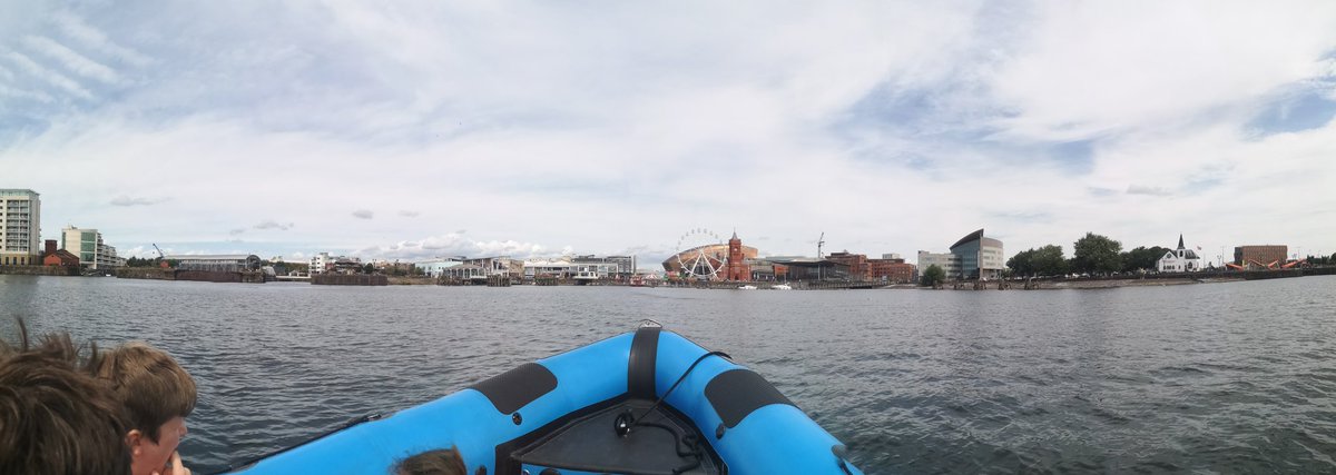 Cracking blast around the Bay this lunchtime. The whole family loved it. Thanks to the girls for the warm welcome and kitting us up, and to. Matt for hitting the gas and the 80s rock aboard the boat. <a href="/bayislandwales/">Bay Island Voyages</a>