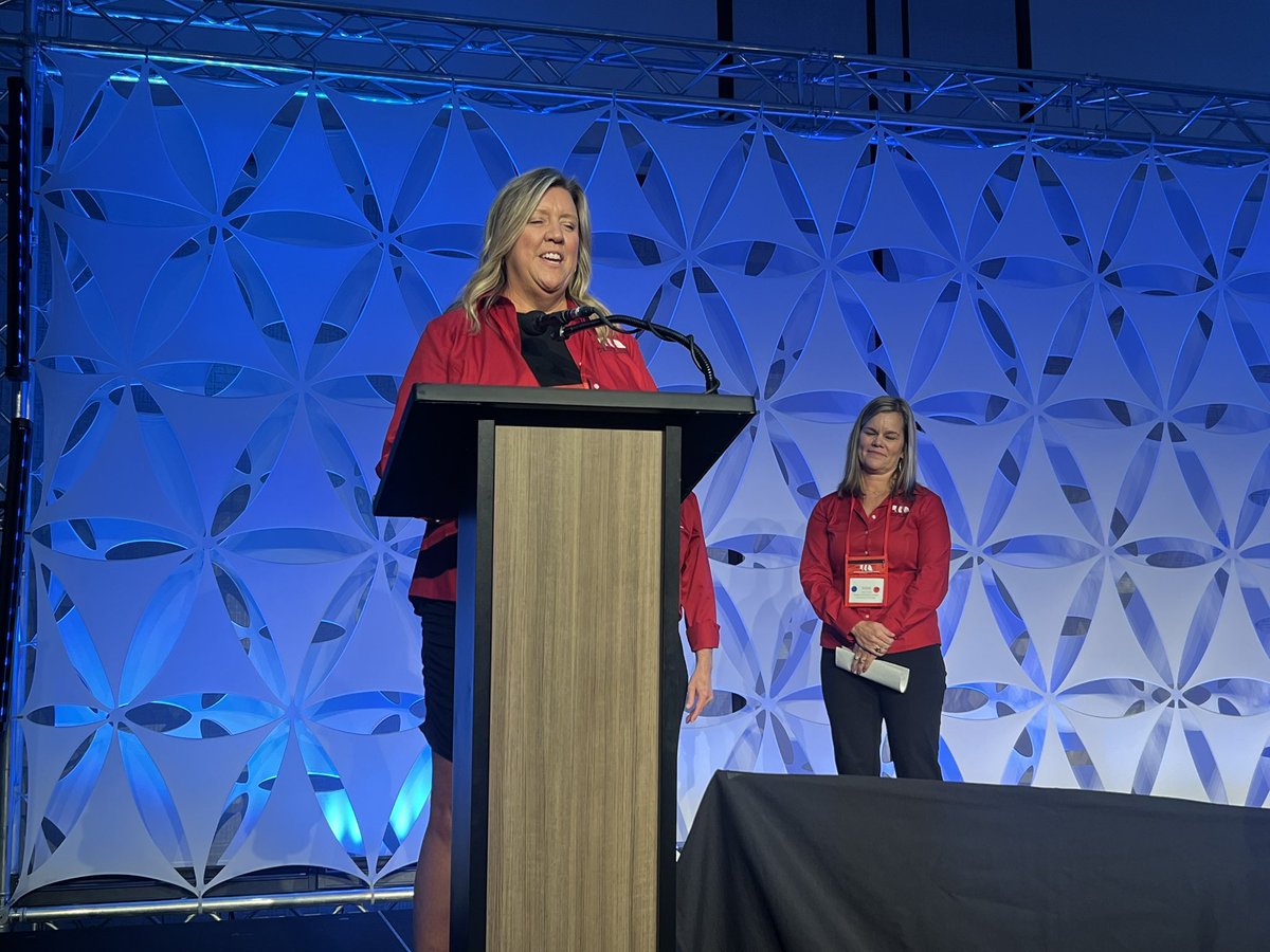 NCSAToday's tweet photo. NCSA benefitted greatly from the leadership of these two this year. We’re grateful for the service of chair Dr. Melissa Poloncic and vice chair Josie Floyd! #NCSAAdmin24 https://t.co/HTlyza6WRl
