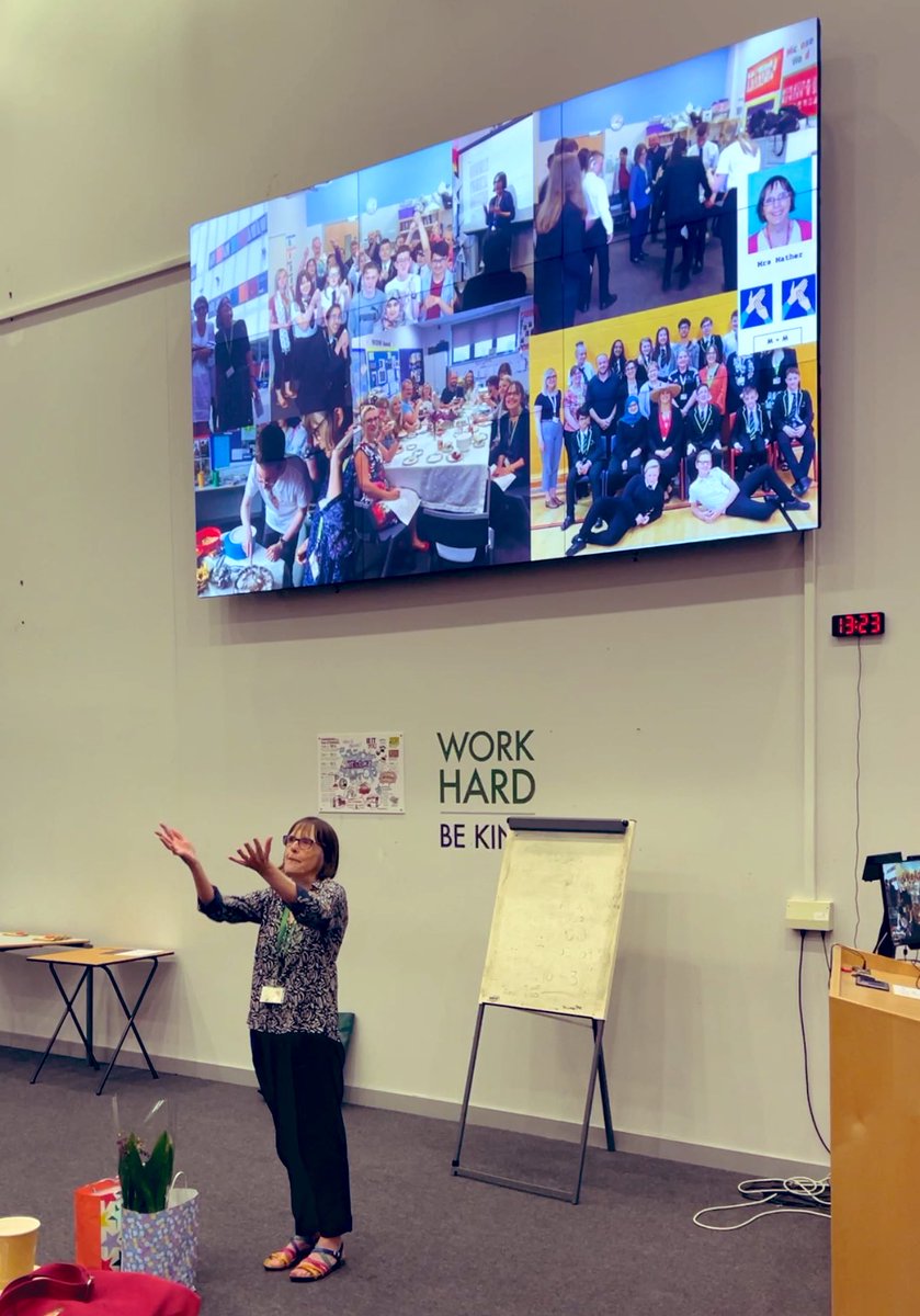 OfficialNUSA's tweet photo. In 1979, @matherjulie stepped into the classroom. Since then, this LEGEND has impacted the lives of infinite children &amp; families, been a staunch advocate for #SEND pupils &amp; been an inspiration to countless staff! We will miss the fastest walker on the corridors! #LegendOfNUSA 👑 https://t.co/YnkHY5A1Tt
