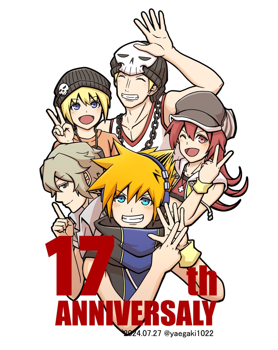 yaegaki1022's tweet photo. 17周年おめでとうございます！！！これまでもこれからもずっと1番大好きだーーーっ！！！！！
#すばせか17周年 #TWEWY17th https://t.co/5qAh1JDcTH