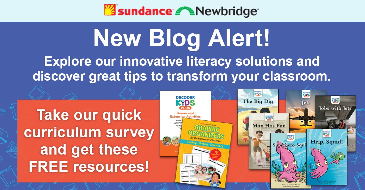 SunNewPub's tweet photo. New Blog Alert!  Explore our innovative literacy solutions and discover great tips to transform your classroom. Take our quick curriculum survey and get these free resources! 
https://t.co/BKxChXzuyG

#LiteracyEducation #TeacherResources #ReadingInstruction #ElementaryTeacher https://t.co/QK3rhRyfBw