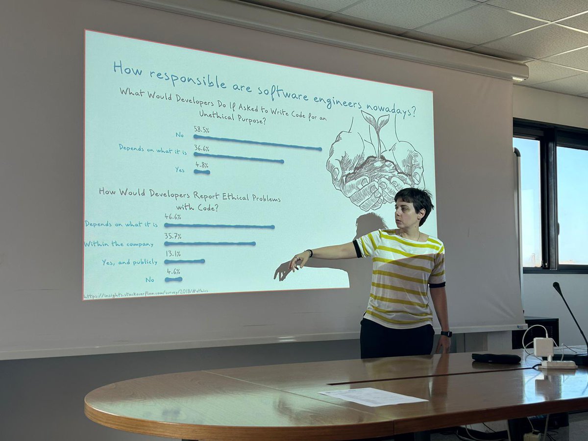 Last week we had the pleasure to host prof <a href="/f_sarro/">Federica Sarro 🏳️‍🌈</a> from UCL who gave an inspiring talk on “Engineering Responsible Software Systems”