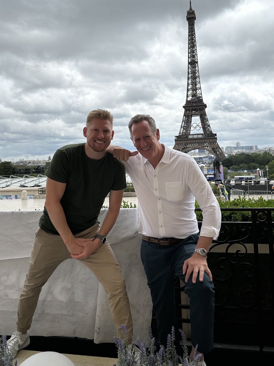RichLernerGC's tweet image. Almost go time for Men’s Gymnastics with ⁦@JustinSpring⁩ 2008 bronze medalist. Team USA a legit contender to get to the podium for the first time since Beijing 16 years ago. 5a ET on E! and then 6a ET ⁦@NBCSports⁩ Saturday. #paris2024 #olympics