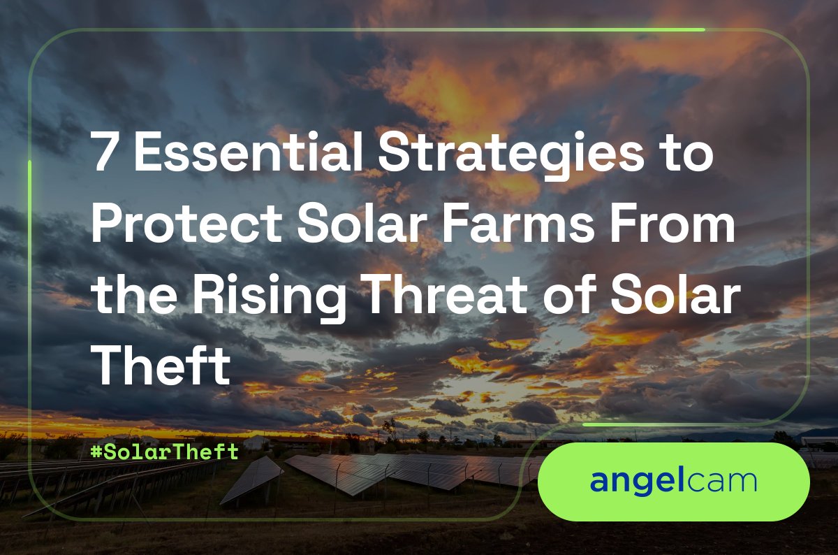 Solar Theft On the Rise: 7 Essential Strategies to Protect Solar Farms 🌞🔒

The solar energy sector is booming, but this growth comes with a rising threat: organized crime targeting these valuable and often remote installations. 🌞 With thousands of solar farms in operation and