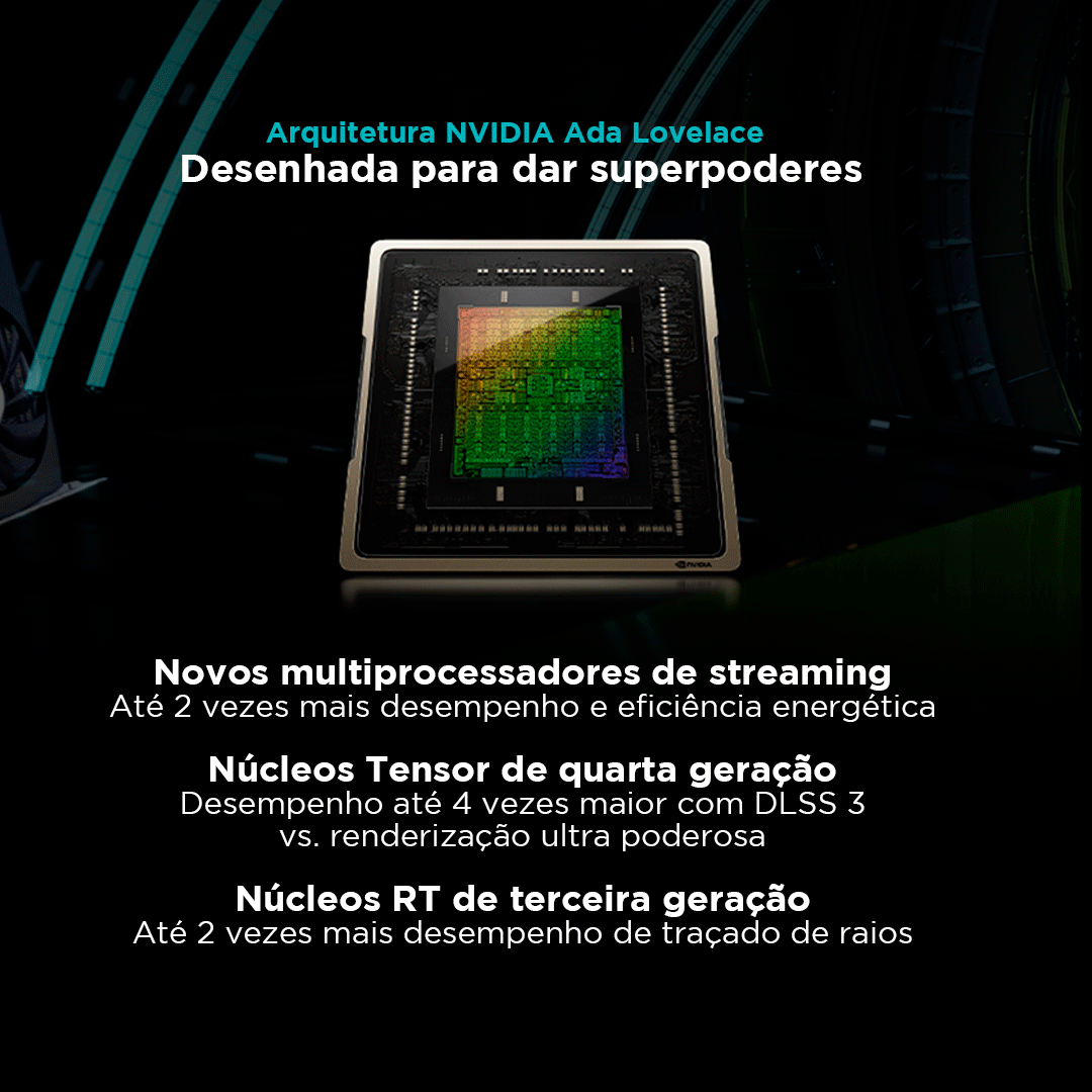 A arquitetura Nvidia Ada Lovelace trouxe uma revolução nos games 🔥

Com as Placas de Vídeo Geforce RTX Série 40 da ZOTAC GAMING - o Seu Jogo é levado ao Próximo Nível!

#ZOTACGAMING #Nvidia #AdaLovelace #RTX40Series #GamingRevolution #RayTracing #DLSS #Performance