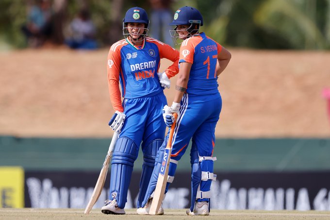 INDIA OFF TO A FLYER!