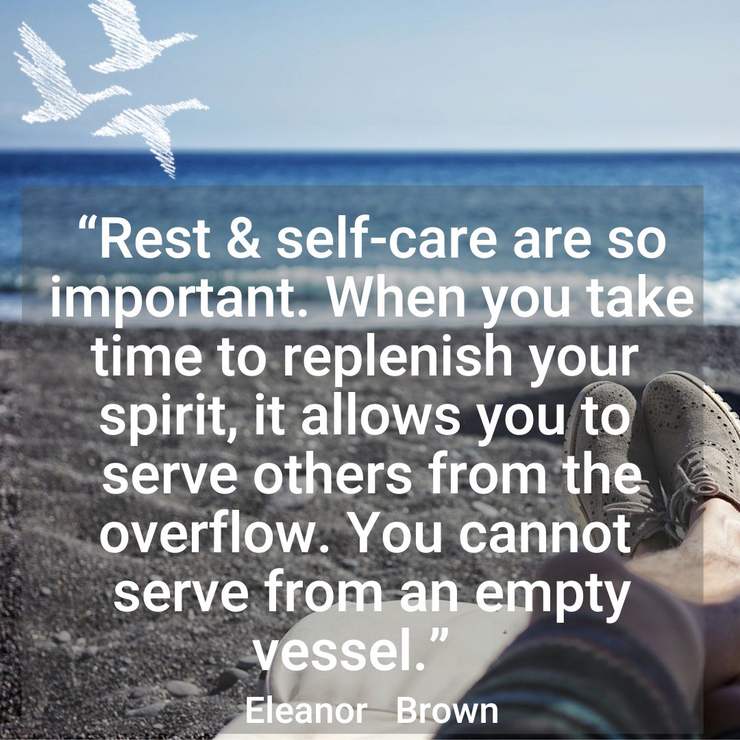 #MotivationMonday – we love this quote by Eleanor Brown which reminds us why rest is so important as an act of self-care.  This feels particularly relevant at the end of July as many of us are preparing for a summer break. How does it resonate with you? Photo Pan Xiaozhen