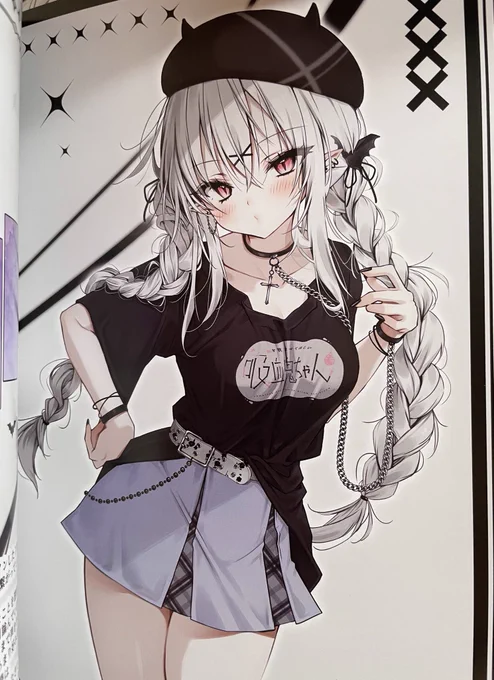 イラスト集完成品届いた〜今回も印刷とっても綺麗(*⁰▿⁰*) 