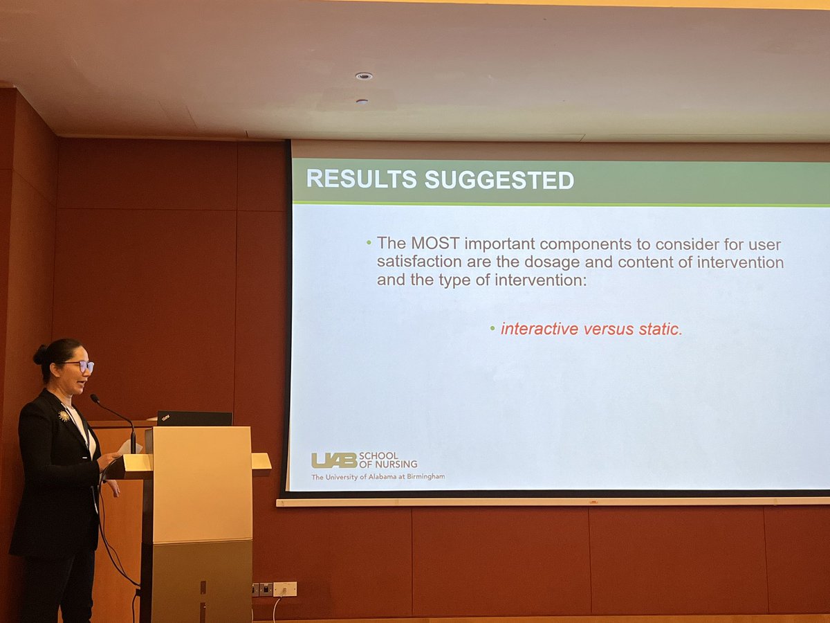 Marie Bakitas (@mbakitas) on Twitter photo #2024sigma <a href="/UABSON/">UAB School of Nursing</a> Dr Chunhong Xiao meta- analysis of Online Interventions for Caregivers of Alzheimer’s pts shows positive outcomes for depression, anxiety #2024sigma <a href="/UABSON/">UAB School of Nursing</a> Dr Chunhong Xiao meta- analysis of Online Interventions for Caregivers of Alzheimer’s pts shows positive outcomes for depression, anxiety