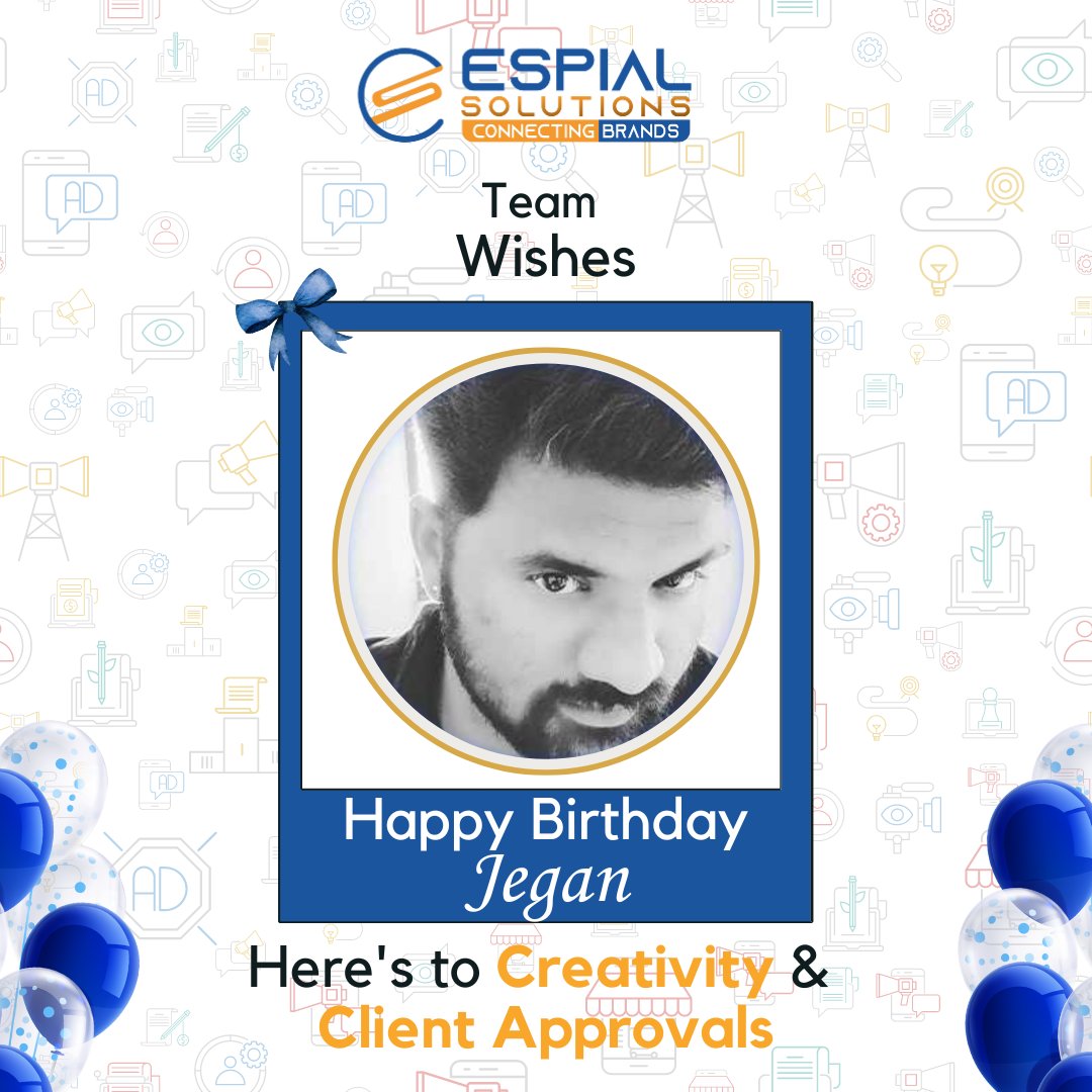 espialsolutions's tweet photo. Happy Birthday to the creative mind who turns our ideas into reality! 
Here’s to a year of brilliant designs &amp; fingers crossed fewer client revisions! 😅 
May your day be as smooth &amp; bright as a flawless design draft!
#happybirthday #designgenius #creativemind https://t.co/gk9LxuJhRU