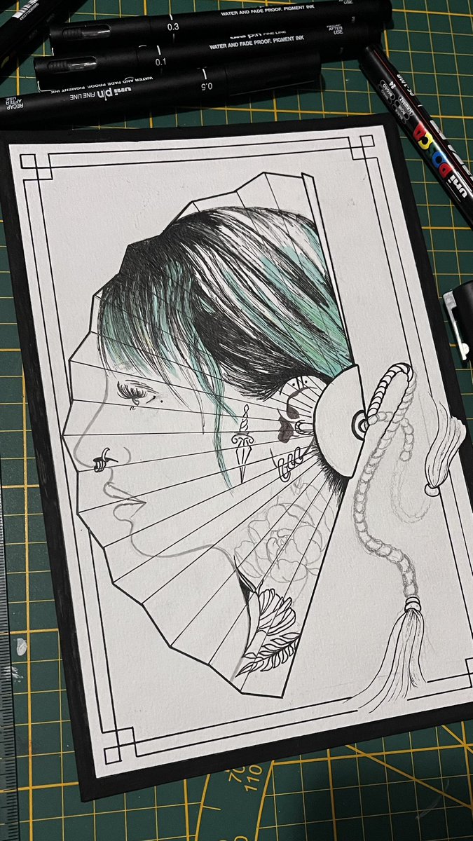 EstebanVeies's tweet photo. J’ai commencé un nouveau dessin avec @lameuftatoueela en inspiration ! https://t.co/c6t6we4Ce0